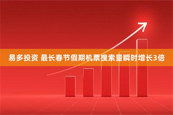 易多投资 最长春节假期机票搜索量瞬时增长3倍